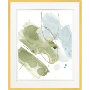 BB- ABSTRACT WATERCOLOR IN GOLD 3